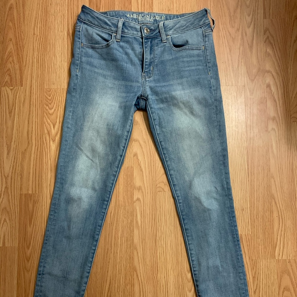 american eagle super stretchy skinny jeans